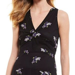 Michael kors Floral Embellished Mesh Midi Dress